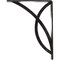 Ekena Millwork Miller Wrought Iron Bracket, (Single center brace), Antiqued Silver 1 1/2"W x 7 1/2"D x 10"H BKTM01X07X10SMIASV - alternate 9